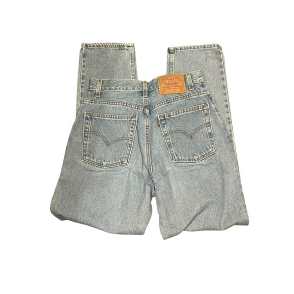 VINTAGE Levis 550 Jeans Womens 10 Relaxed Tapered 100% Cotton 2002 Made In USA - Picture 1 of 4